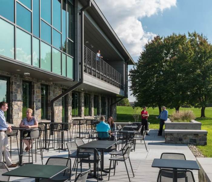 The Andersons headquarters outdoor patio space