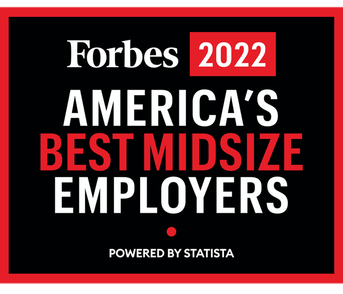 Forbes Best Midsize Employers 2022 icon